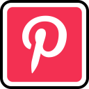 pinterest, social, media, online icon