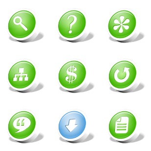 Texto Webdev icon sets preview
