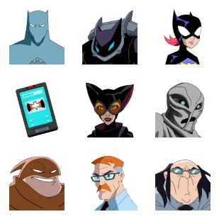 The Batman Vol. 2 icon sets preview