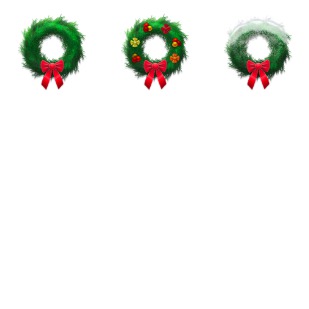 Holiday Wreaths icon sets preview