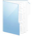 Folder Blue Documents icon