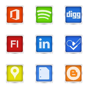 Boxed Metal Icons icon sets preview