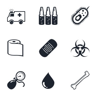 Medico icon sets preview