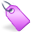tag, purple icon