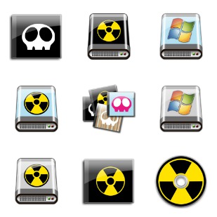ALIVE SKULLS PACK2 icon sets preview