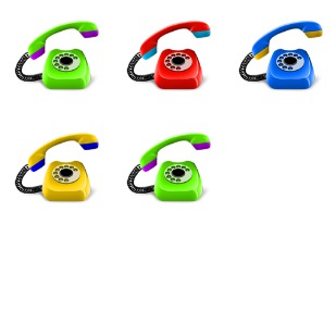 Phone icon sets preview