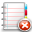 delete, remove, notebook icon