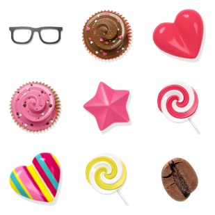 Sweet icon sets preview