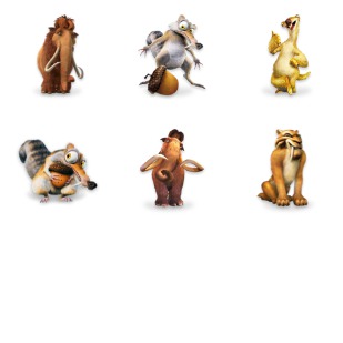 Ice Age icon sets preview