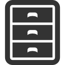 Objects Filing cabinet icon