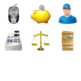 Seven Accounting icon sets preview