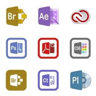 Adobe CS 6 Urbanized icon sets preview