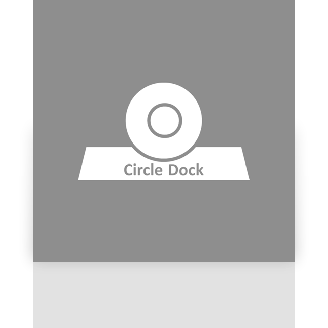 circle, dock, mirror icon