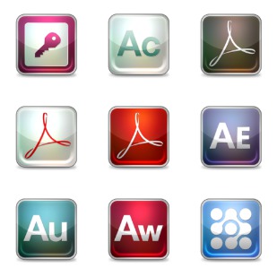 Windows V2 programs icon sets preview
