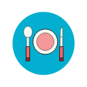 food, eat, eating, dinner, cooking, restaurant, kitchen icon