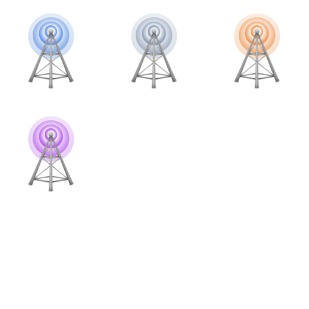 Antenna icon sets preview