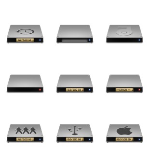 Laura Drives icon sets preview