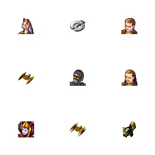Star Wars: The Phantom Menace icon sets preview