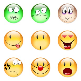 Aqua Smiles icon sets preview