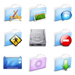 Ekisho Deep Ocean icon sets preview