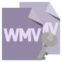 format, file, wmv, key icon