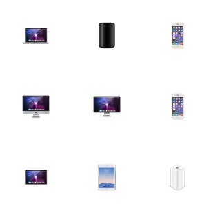 Apple Products icon sets preview