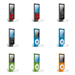 iPod Nano Chromatic icon sets preview