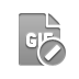 cancel, file, format, gif icon