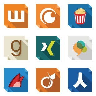 Soc #3 icon sets preview