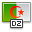Algeria, Flag icon