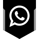 social, whatsapp, media, logo icon