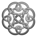 grey,circleknot,knot icon