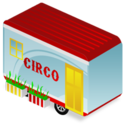 Circus trailer icon
