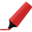 red, highlightmarker icon
