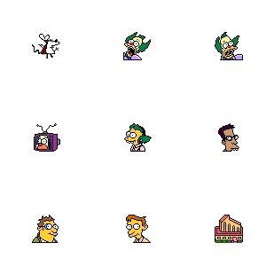 Simpsons Vol. 08 icon sets preview