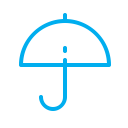 safe, shellter, umbrella, dry, protections, rain icon