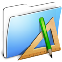 aqua, application, smooth, folder icon