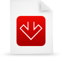 paper, file, document, red icon