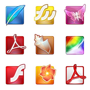 Adobe CS 4 icon sets preview