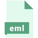 extension, file, format, document, eml icon