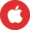 media, social, online, apple icon