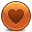 heart, orange icon