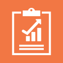 report, report sales, monitoring, clipboard, charts, graph, analytics icon