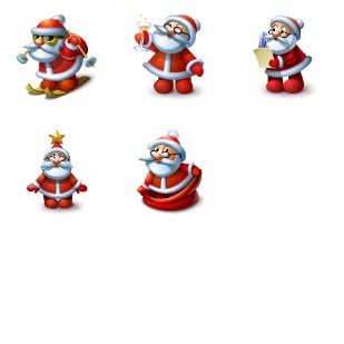 Sants icon sets preview
