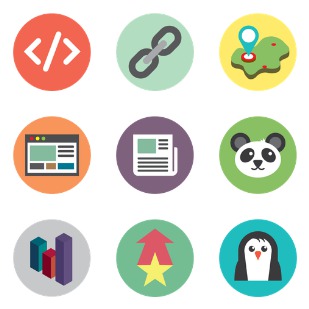 SEO & Internet Marketing icon sets preview