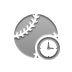 ball, clock, baseball icon