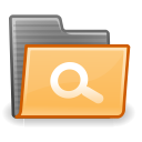 saved, folder, search icon