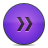 fast forward, violet, button icon