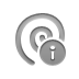 info, spiral icon