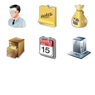 Real Vista Project Management icon sets preview